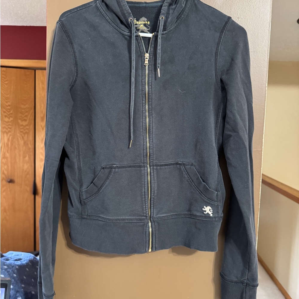 Used Express woman’s XS zip up hoodie.
